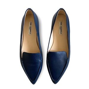 Karl Lagerfeld Destine Navy Loafers